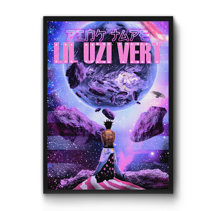 Lil uzi vert pink tape poster