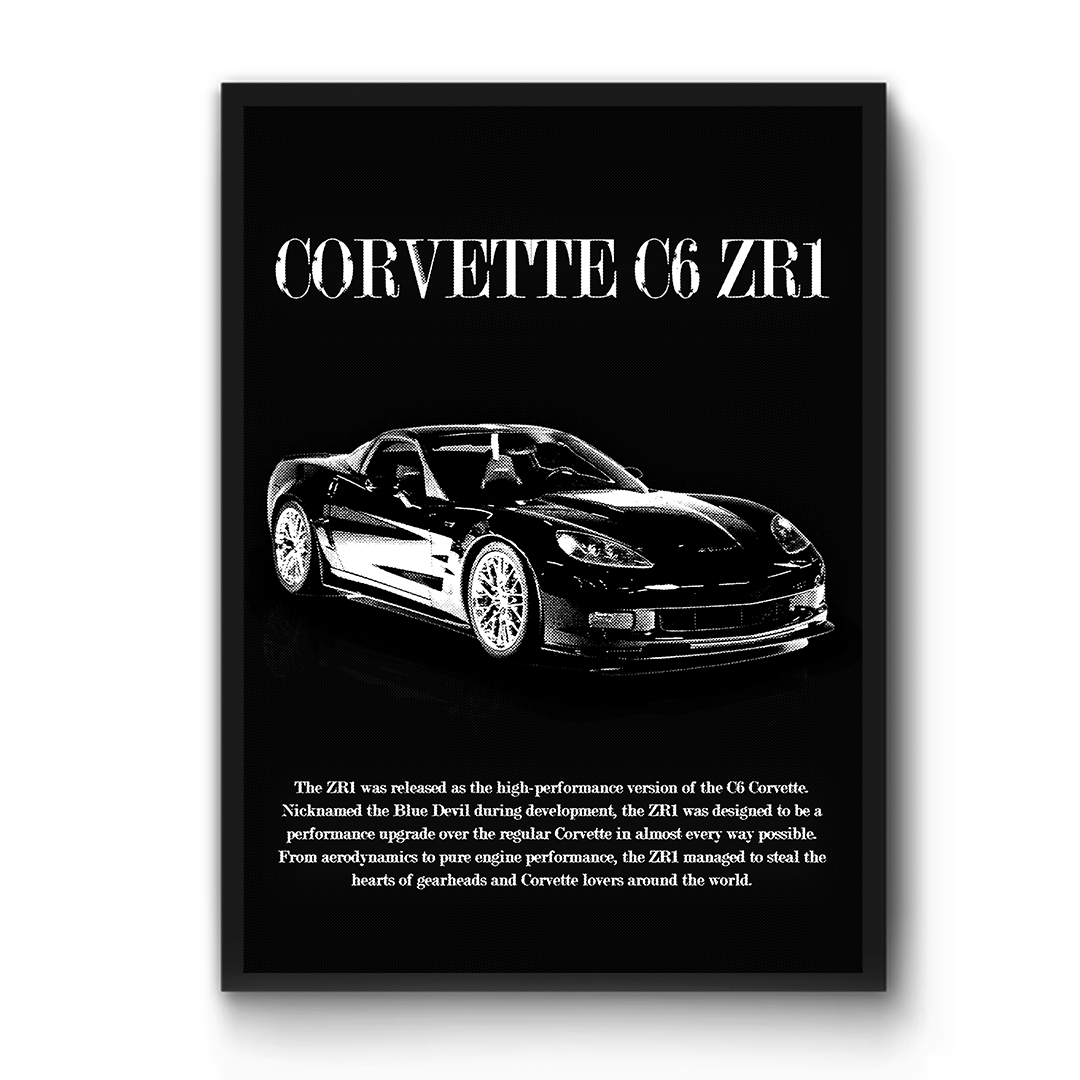 Corvette C6 ZR1 Poster