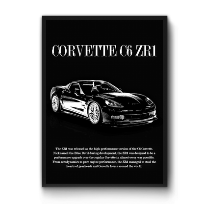 Corvette C6 ZR1 Poster