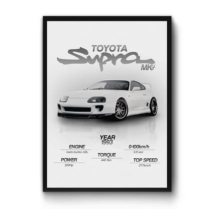 Toyota supra mk4 poster